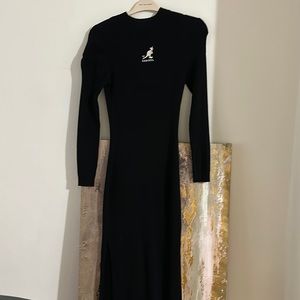 Kangol sweater midi dress
